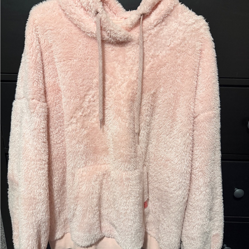 UGG Pink Fuzzy Hoodie